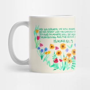 Garden of Joy & Gladness Mug